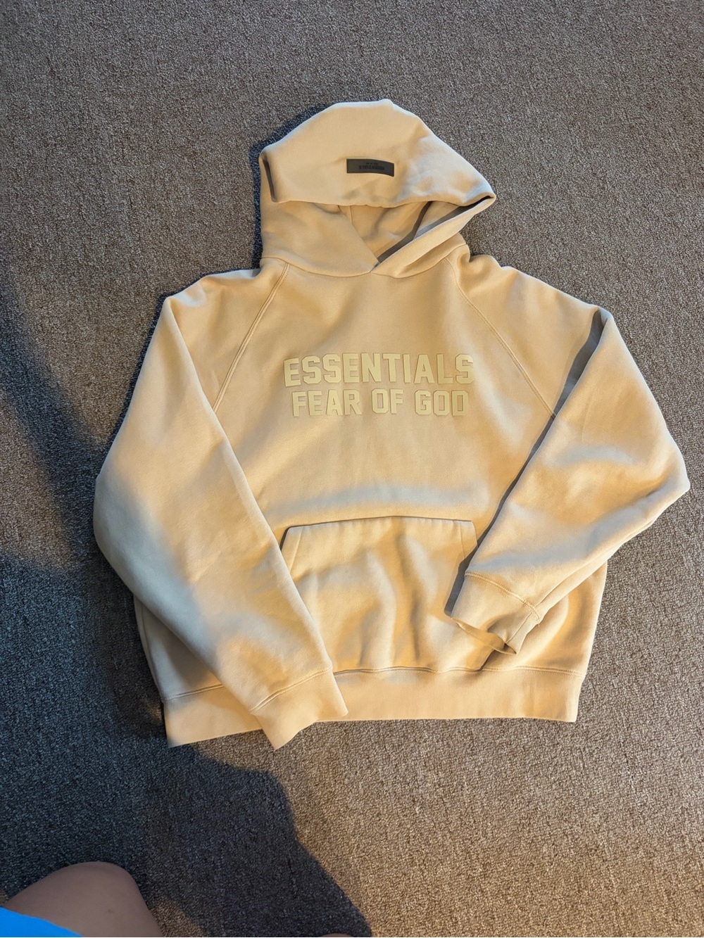 Essentials Fear of God Essentials Cream Hoodie